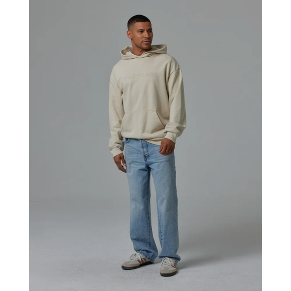 Copied - TALENTLESS - MENS HOODIE - CIRCLE LOGO EMBROIDERED (Bone) SIZE XL NEW - Picture 6 of 7